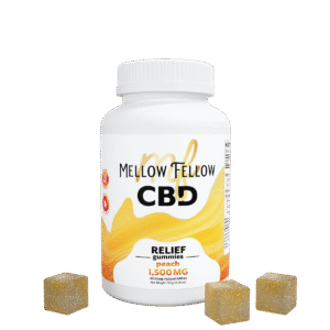 Relief CBD Gummies - 1500mg - Peach