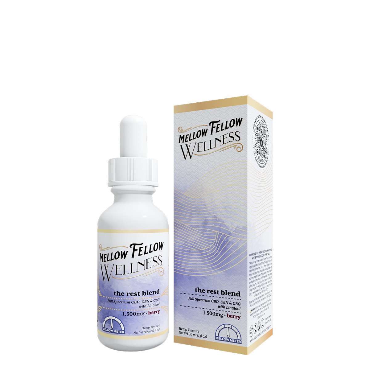 The Rest Blend CBD Tincture - 1500mg - Berry