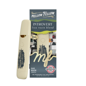 Introvert Blend - Live Resin 1ml Disposable Vape - Gas Mask (Indica)