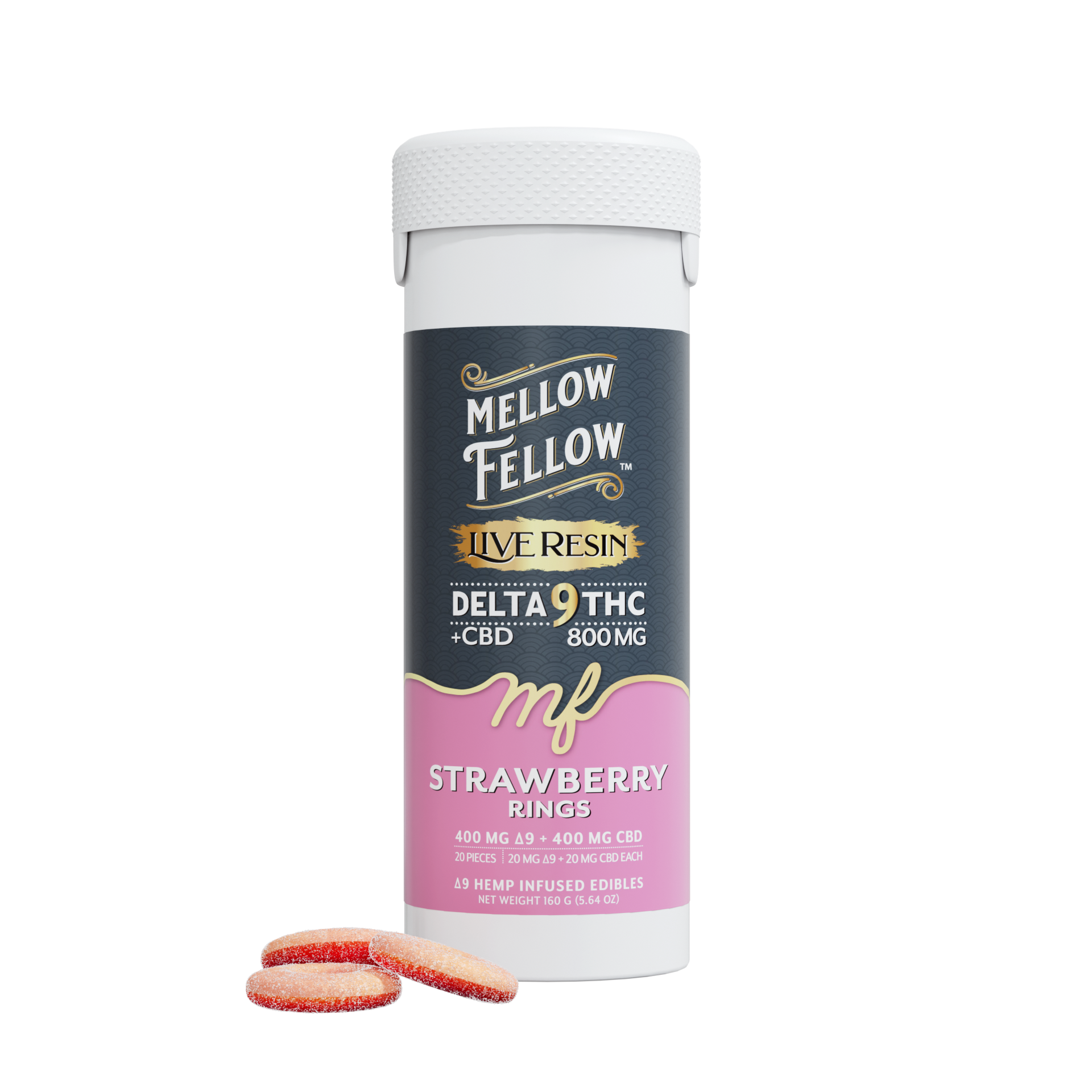 Delta 9 Live Resin Strawberry Rings