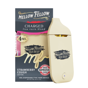 Charged Blend 4ml Live Resin Disposable Vape - Strawberry Cough (Sativa)