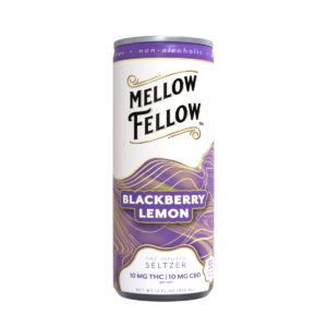 Delta 9 THC + CBD Seltzer Beverage 20MG - Blackberry Lemon