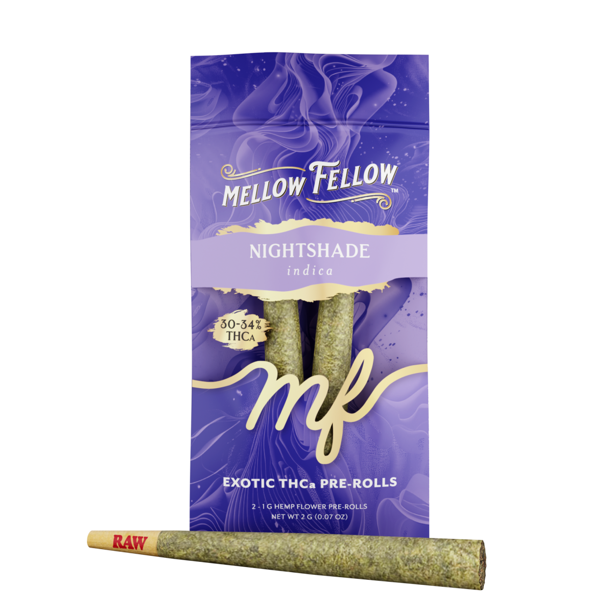THCa Prerolls - 2 pc 2g Private Reserve Exotic - Nightshade (Indica)