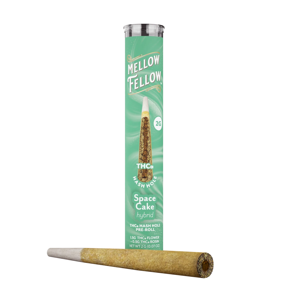 THCa 2g Hash Hole Prerolls - Space Cake (Hybrid)