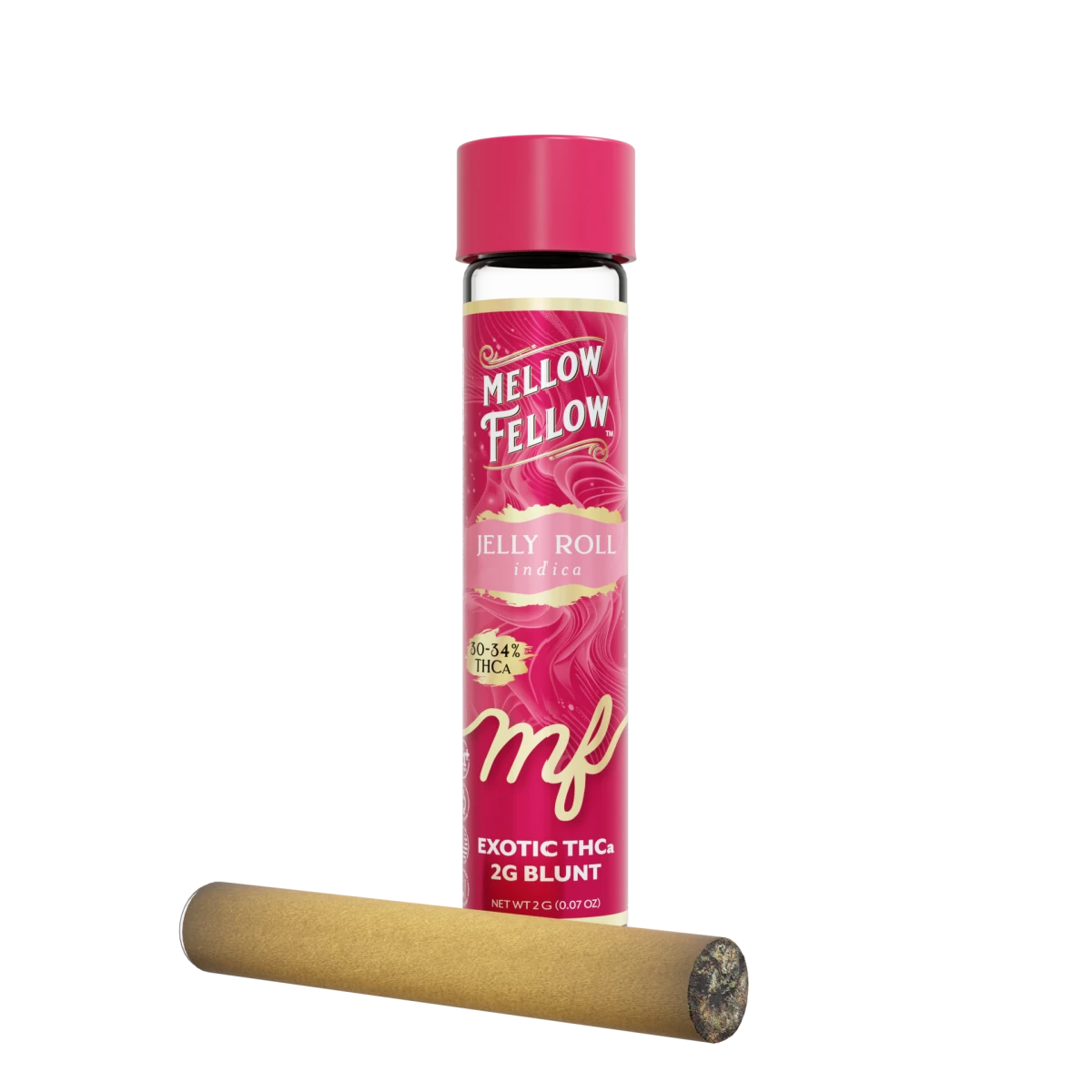 THCa 2g Prerolled Exotic Blunt - Jelly Roll (Indica)
