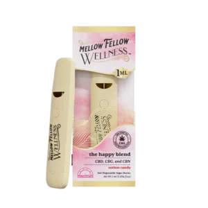 The Happy Blend - 1ml CBD Disposable Vape (Cotton Candy)