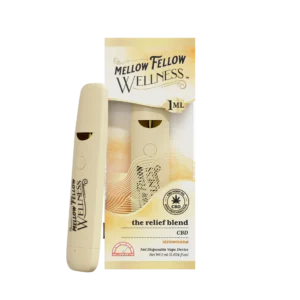 The Relief Blend – 1ml CBD Disposable Vape (Strawnana)