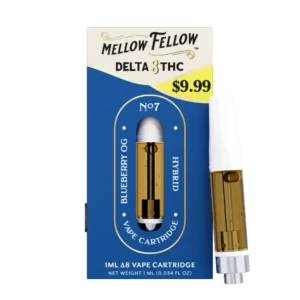 Delta 8 1ml Vape Cartridge - Blueberry OG (Hybrid)