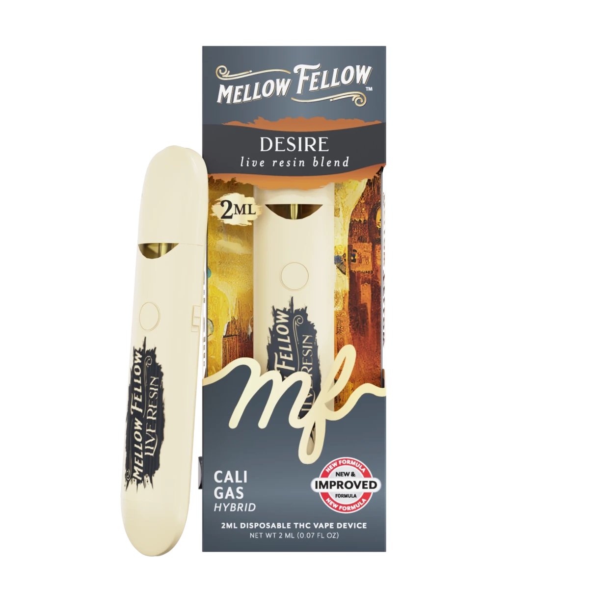 Desire Blend 2ml Live Resin Disposable Vape - Cali Gas (Hybrid)