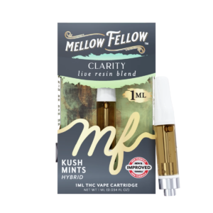 Clarity Blend 1ml Live Resin Vape Cartridge - Kush Mints (Hybrid)