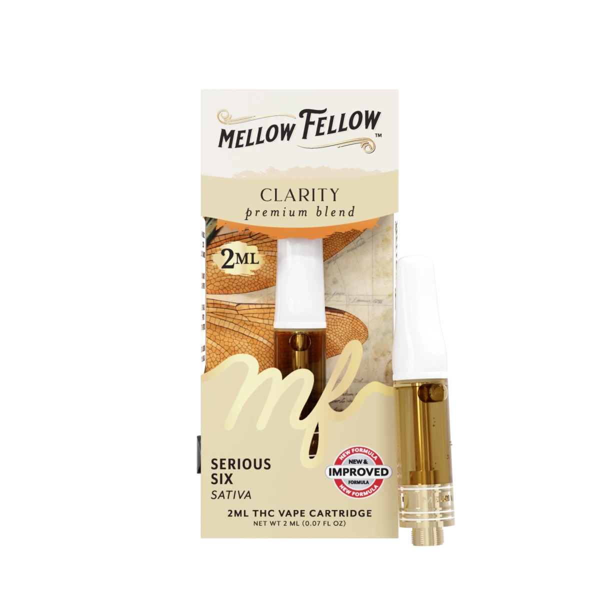 Clarity Blend 2ml Vape Cartridge - Serious Six (Sativa)