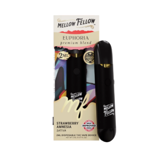 Euphoria Blend 2ml Disposable Vape - Strawberry Amnesia (Sativa)