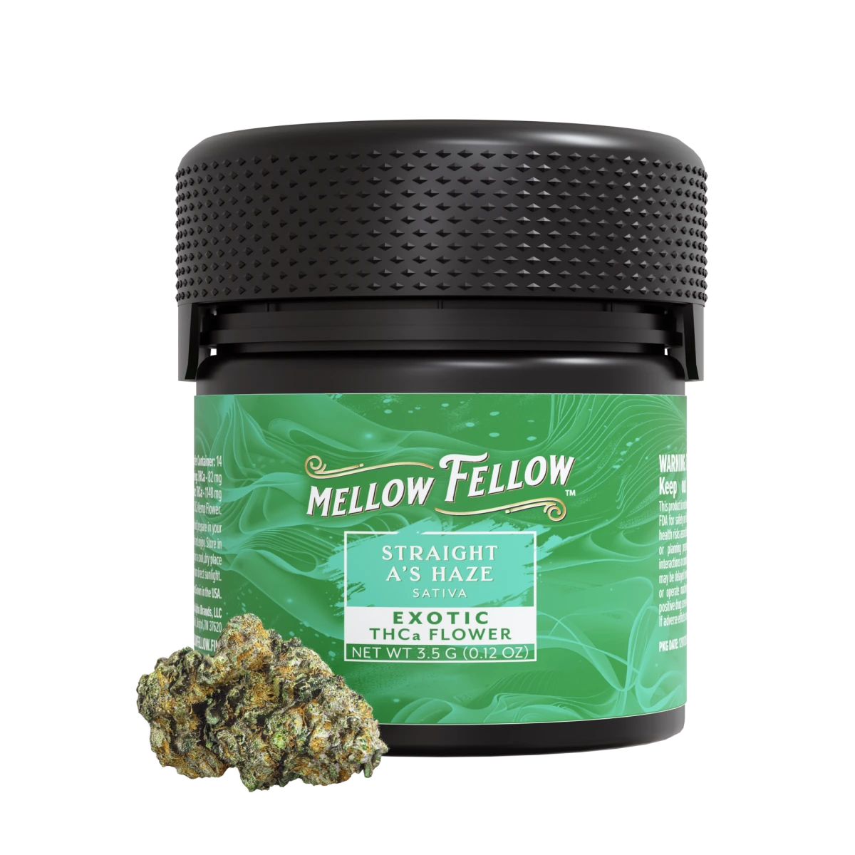 THCa 3.5g Exotic Flower - Straight A’s Haze (Sativa)